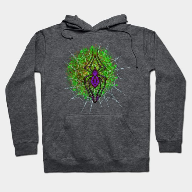 Radioactive spidey Hoodie by Sarabi_Mami